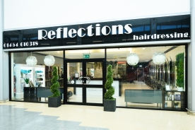 Exterior of Reflections Bradley Stoke hair salon